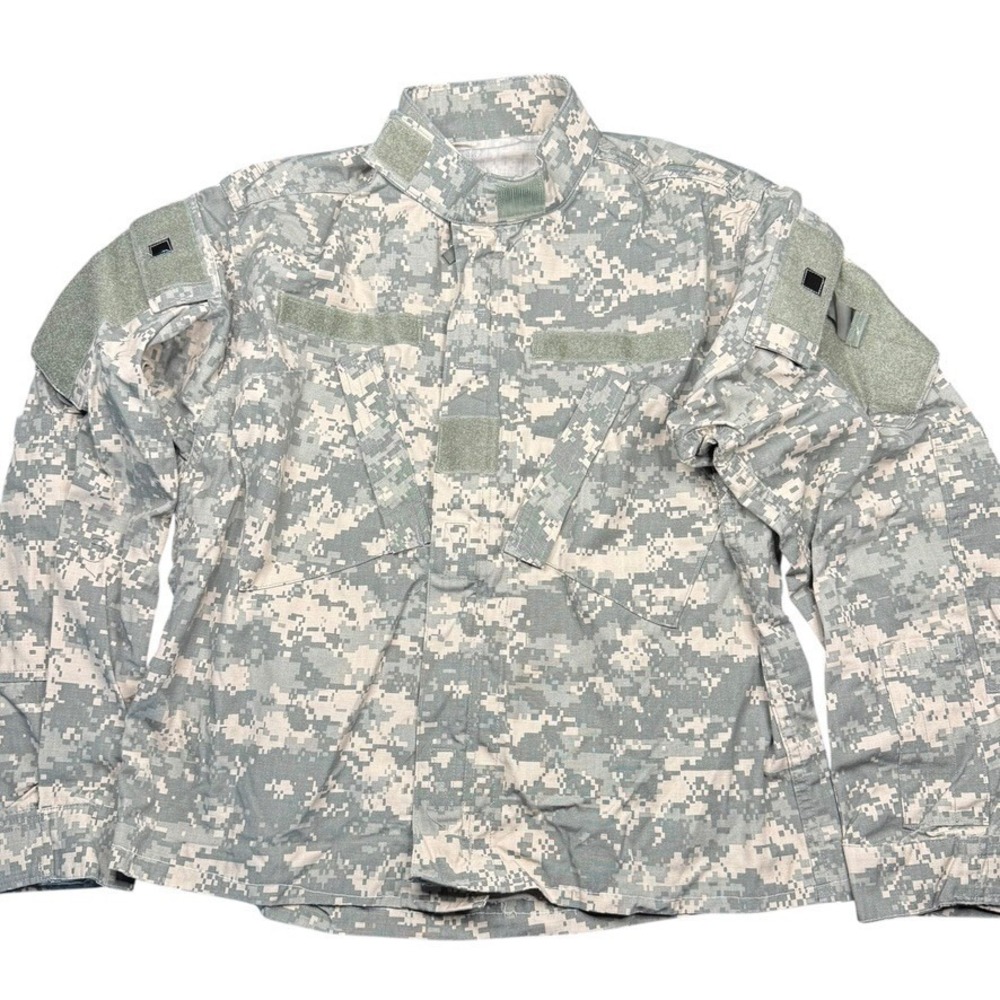 US Military Army ACU Medium-Long Digital Camo Combat Uniform Shirt Top